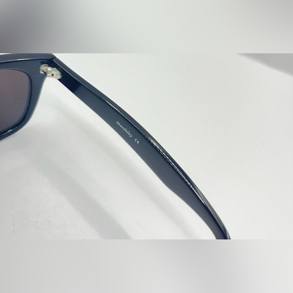 Mandalay 7098 Black Oval Sunglasses Frames Onmy - Picture 7 of 8